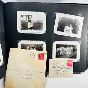 1937 to 1942 Family Photo Album Alaska Chicago Notre Dame