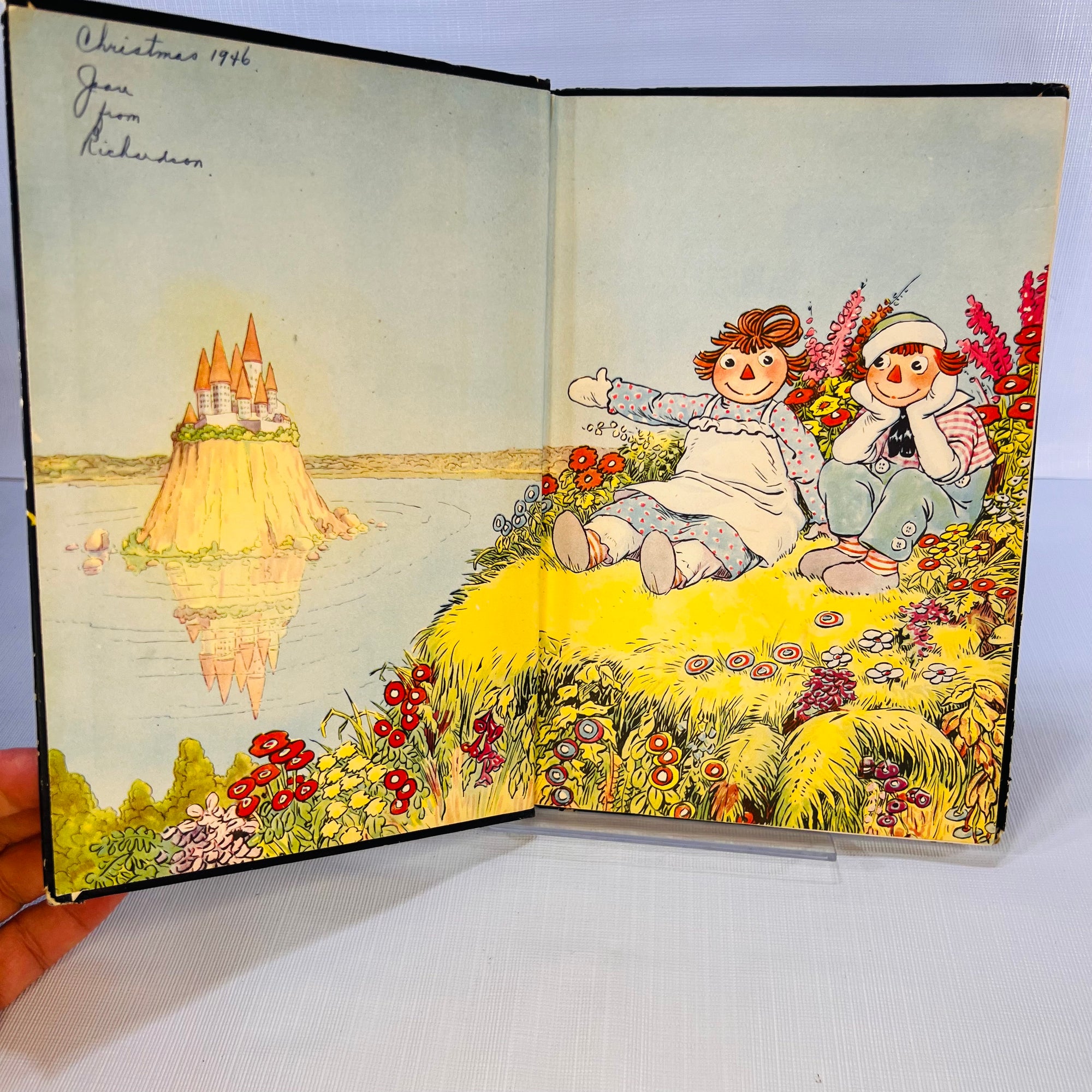 Raggedy Ann in the Deep Woods written and  illustrated by Johnny Gruelle 1930 M. A. Donohue & Company