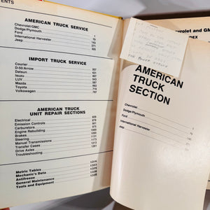Chilton’s Truck and Van Repair Manual 1975–82 | Vintage Automotive Service & Maintenance Guide