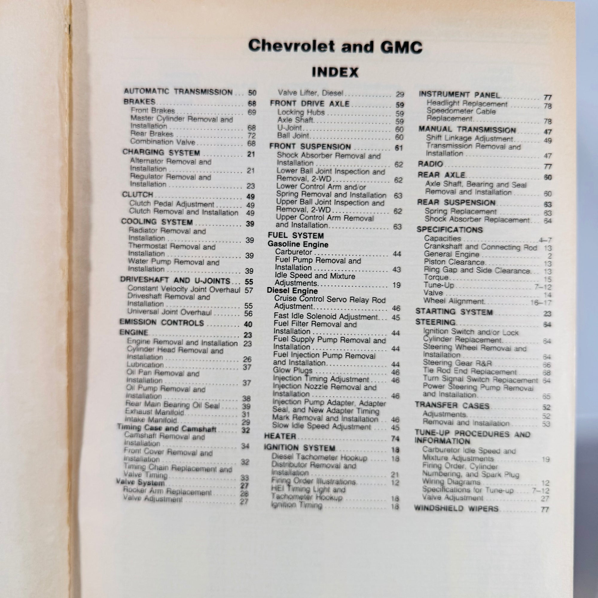Chilton’s Truck and Van Repair Manual 1975–82 | Vintage Automotive Service & Maintenance Guide