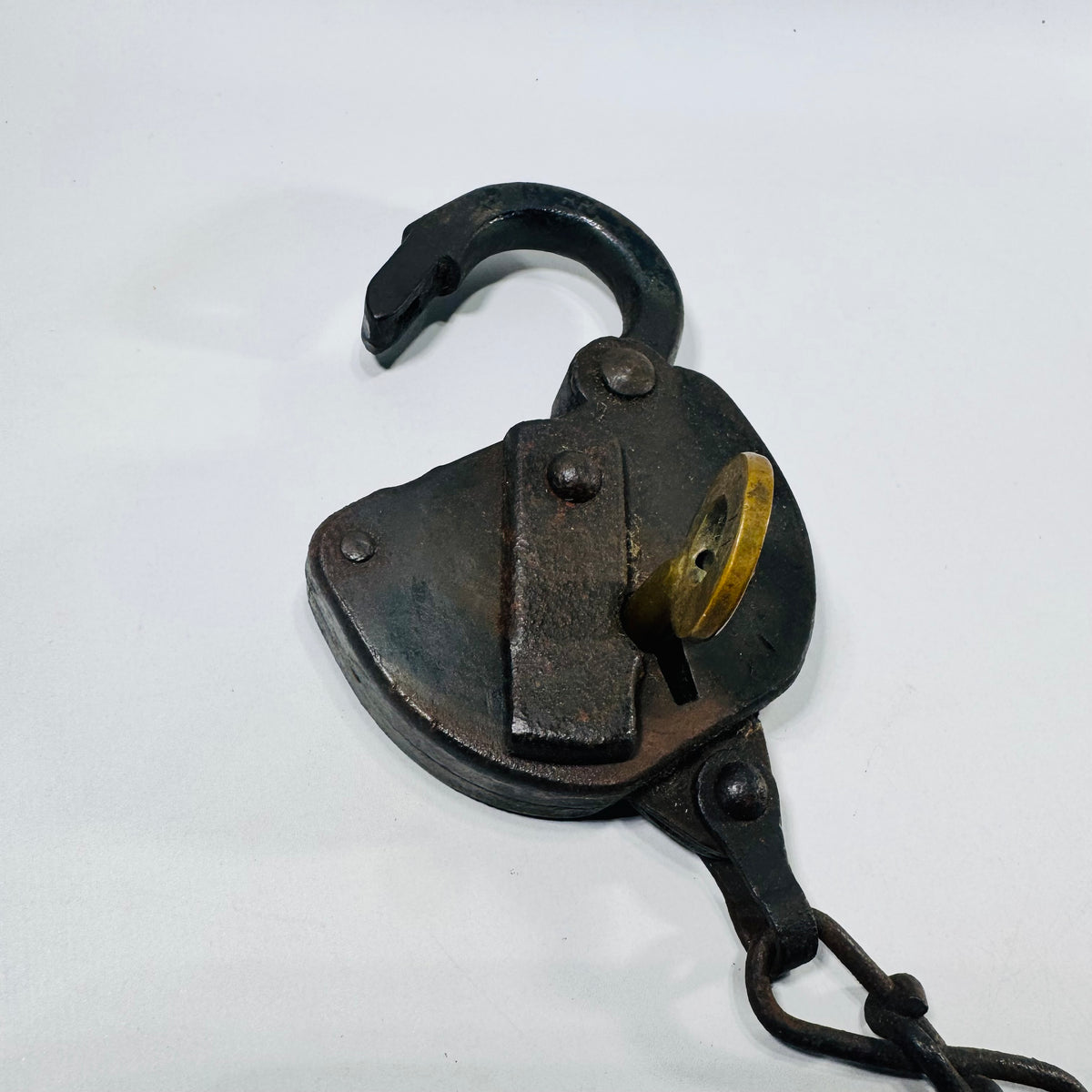 Boston & Maine B&M RR 1928 Railroad Padlock with Key Chain