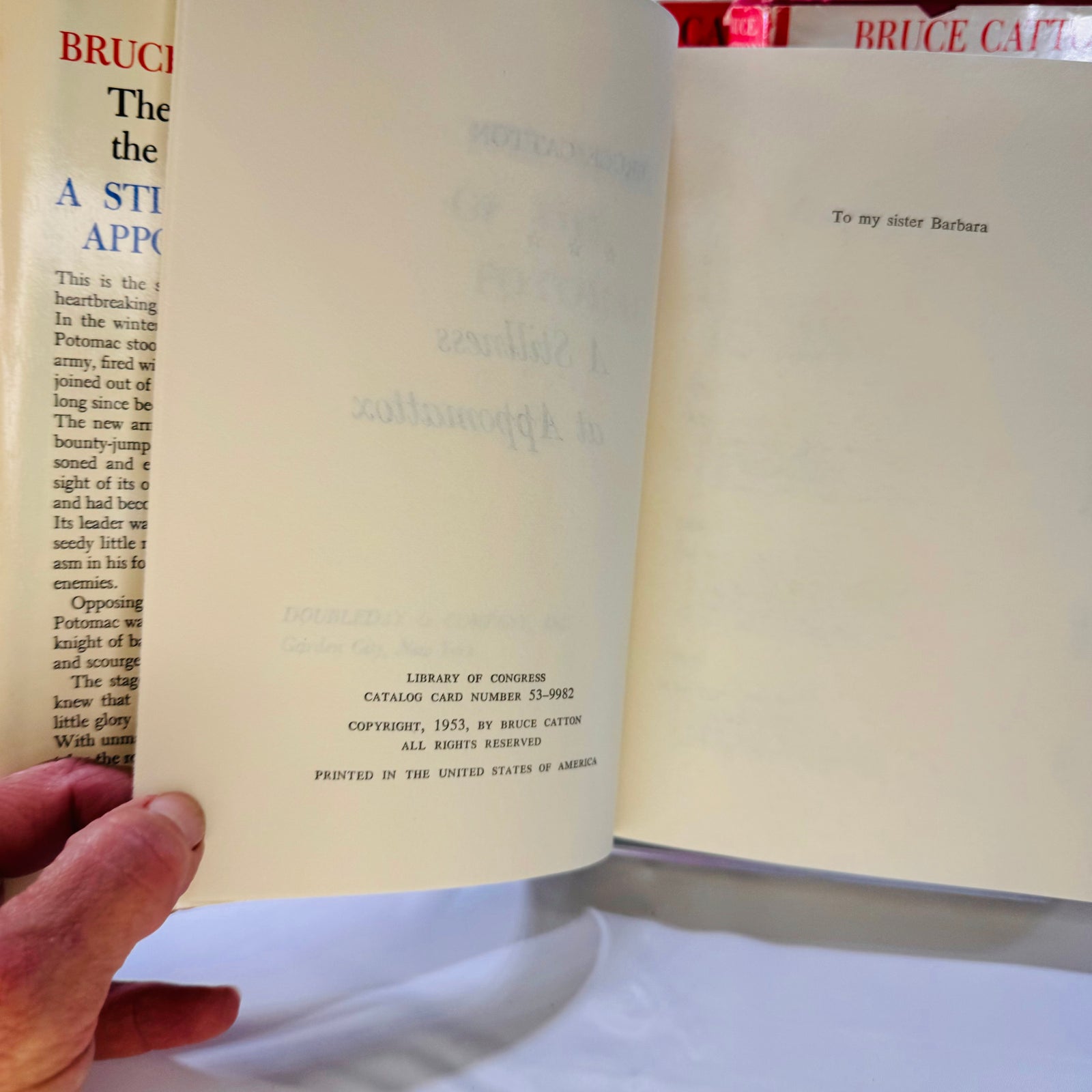 The Army of the Potomac: Three Volume Set by Bruce Catton Doubleday & Co.