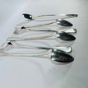 Oneida Oceanic Iced Tea Spoons Set of 6 Vintage Stainless