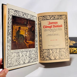 Journeys Through Bookland 2-Volume Set by Charles H. Sylvester | Vintage Literature Anthology for Children & Classics Lovers