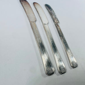Oneida Clarion Master Butter Knives Set of 3 1931 Vintage