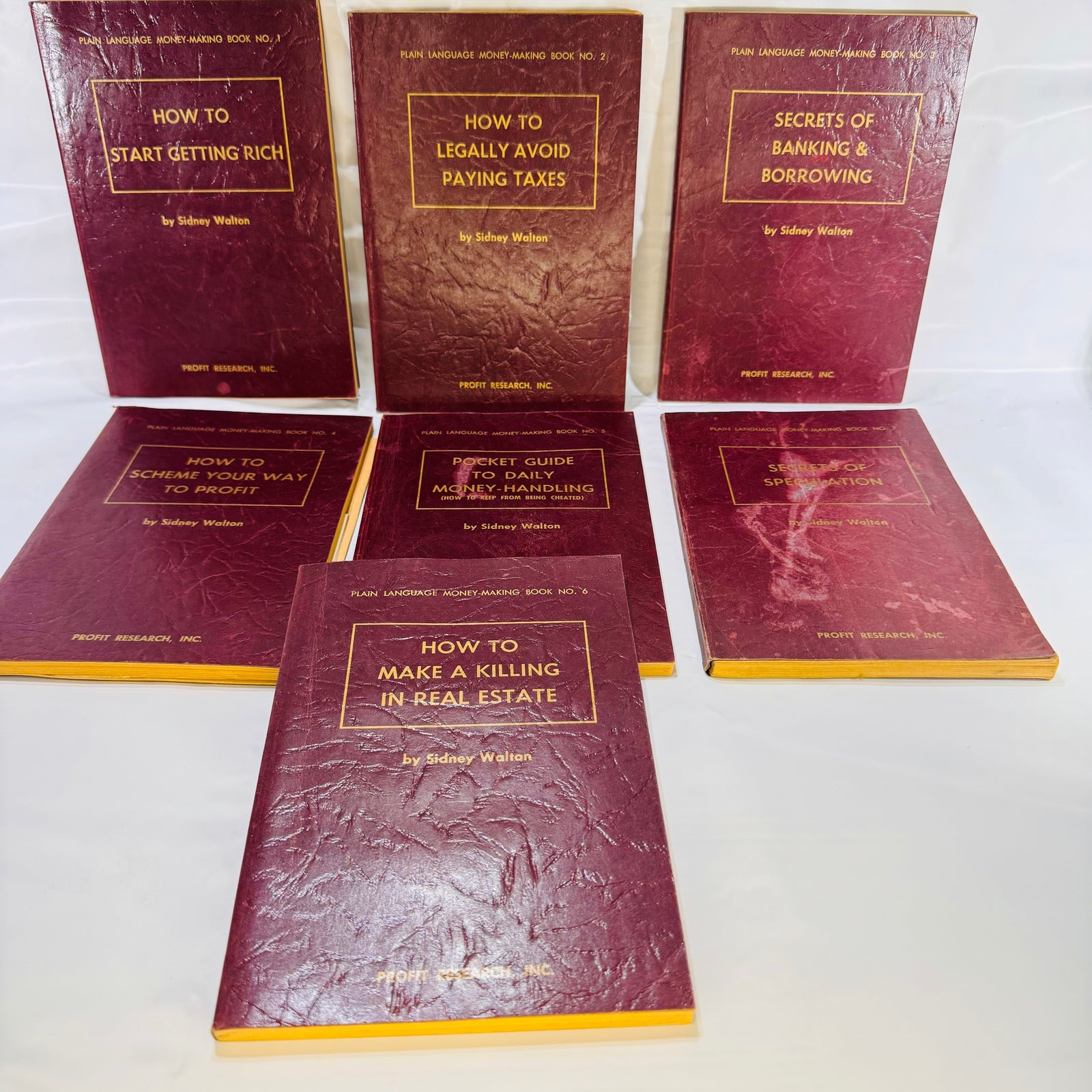 Plain Language Money-Making Book Series by Sidney Walton 1963 Complete Volumes 1-7