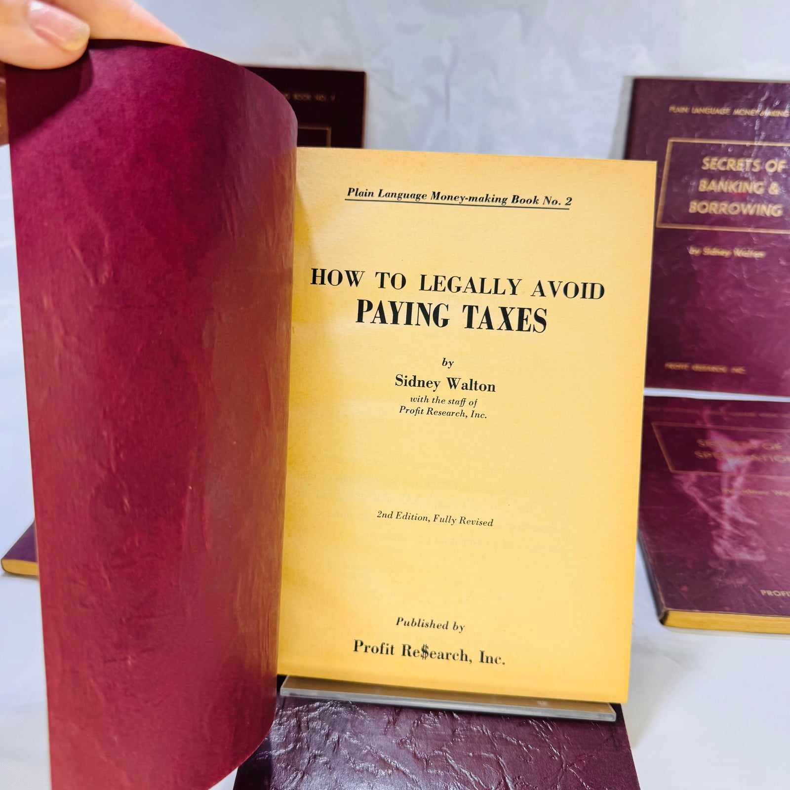 Plain Language Money-Making Book Series by Sidney Walton 1963 Complete Volumes 1-7