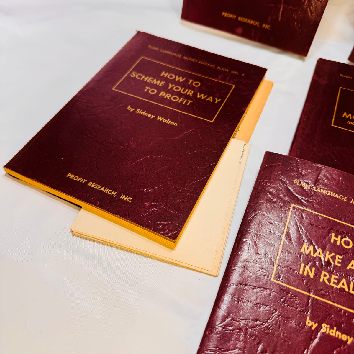 Plain Language Money-Making Book Series by Sidney Walton 1963 Complete Volumes 1-7