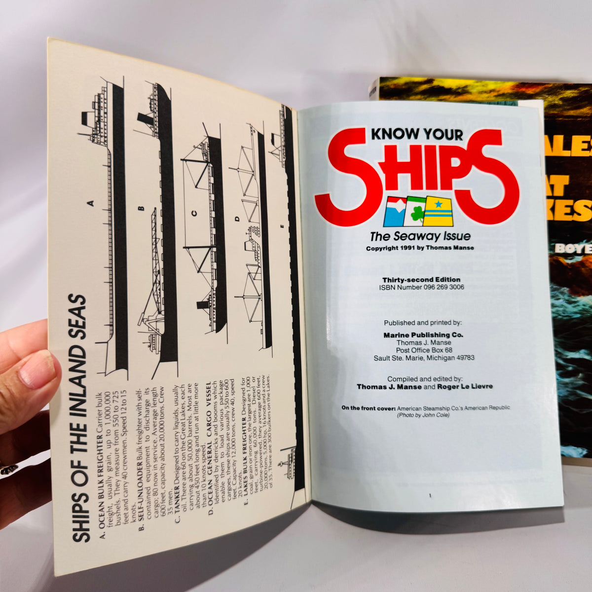 Great Lakes Ships & Stories Book Set (3 Softcovers, 1980s) | Maritime History, Ship Spotting, True Tales, and Vintage Photos