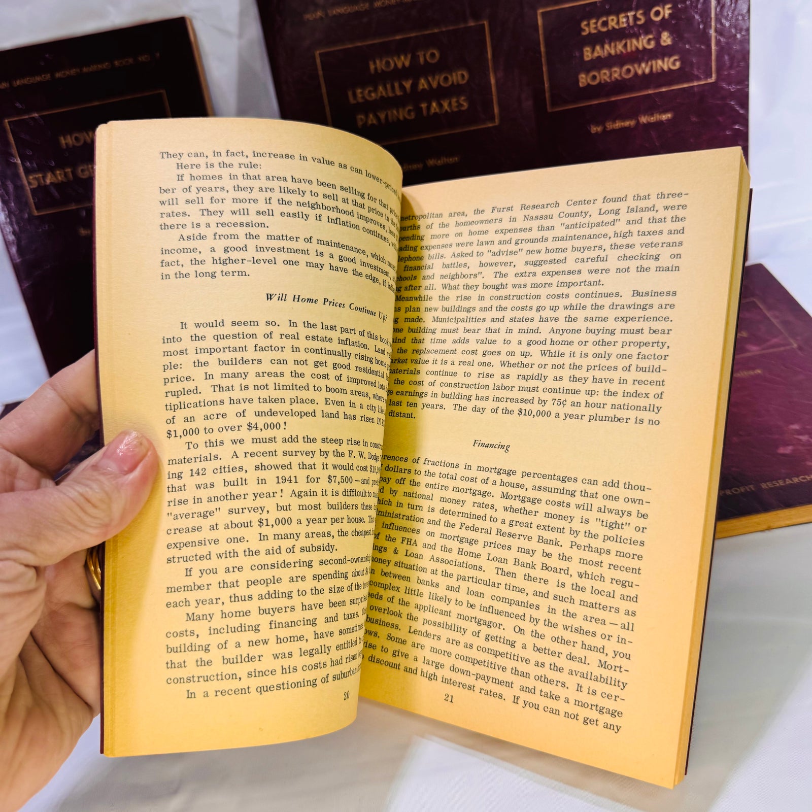 Plain Language Money-Making Book Series by Sidney Walton 1963 Complete Volumes 1-7