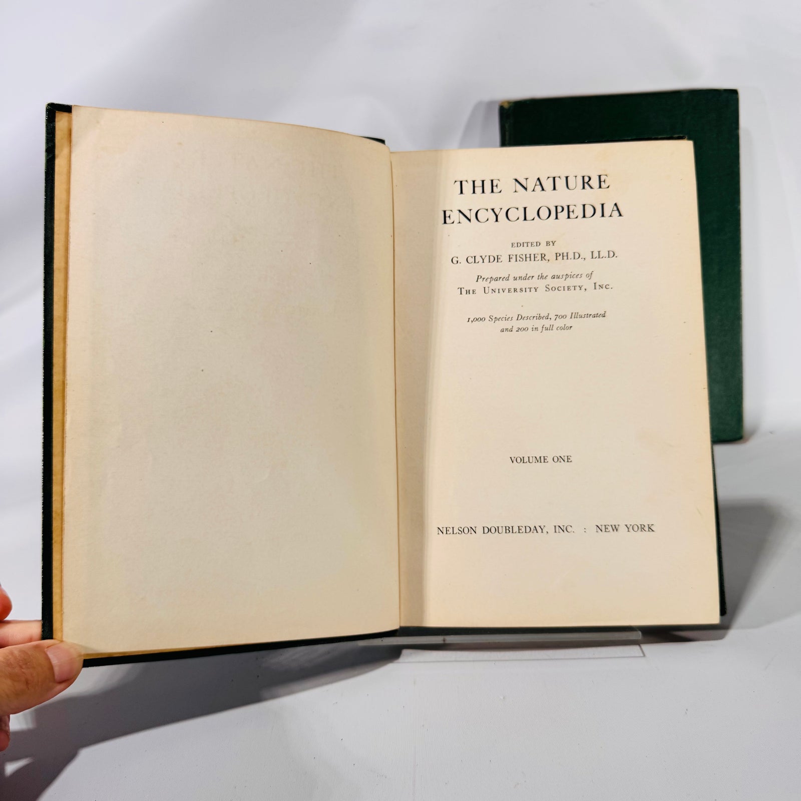 The Nature Encyclopedia 2-Volume Set (1921–1927) by G. Clyde Fisher | Vintage Natural History Books with Illustrations