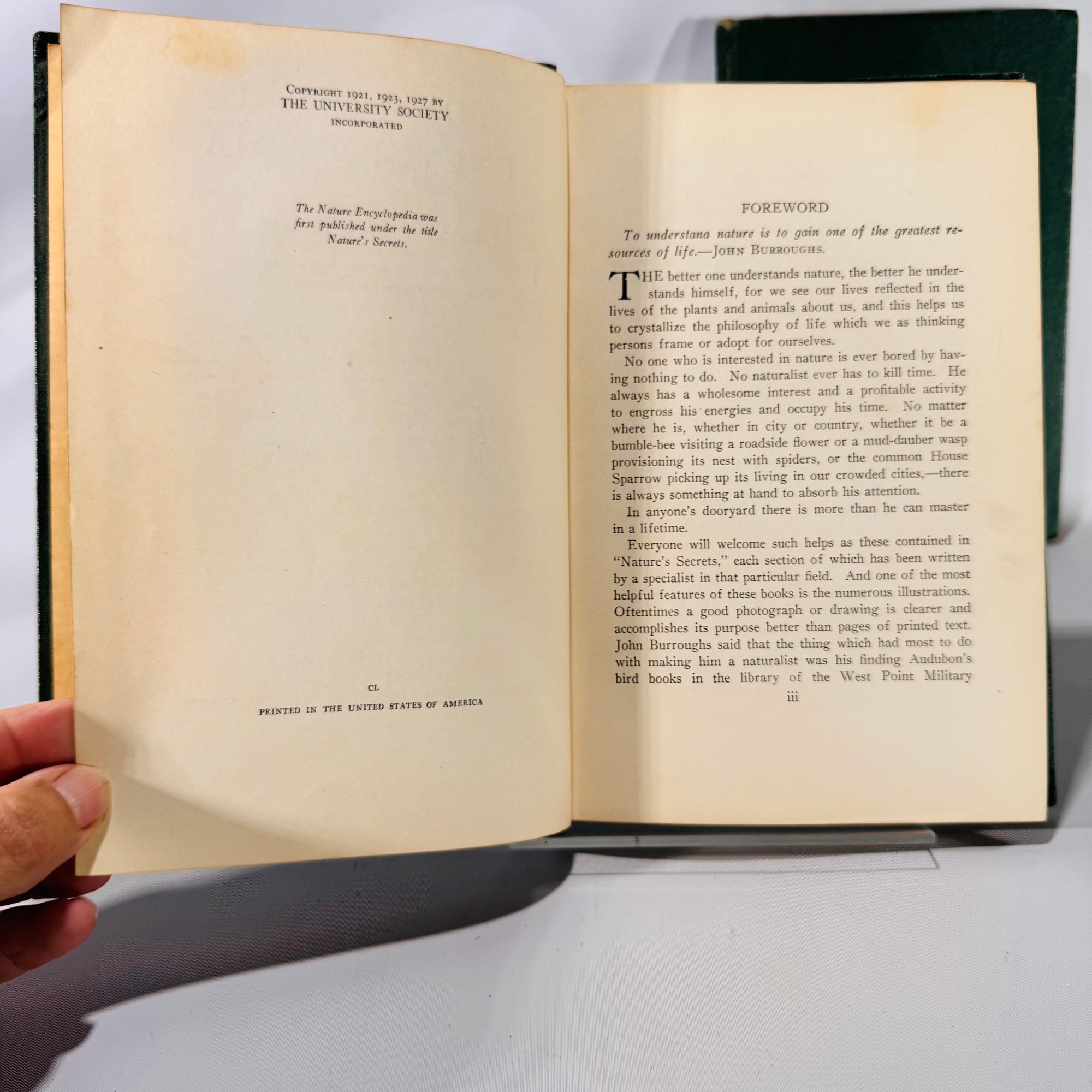 The Nature Encyclopedia 2-Volume Set (1921–1927) by G. Clyde Fisher | Vintage Natural History Books with Illustrations