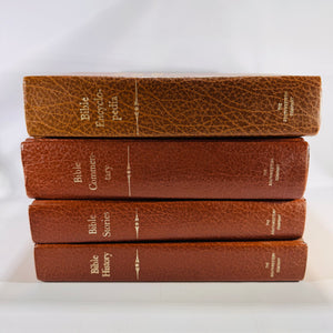 Southwestern Company 4-Volume 1960s Bible Set | Commentary, Stories, Encyclopedia & History | Vintage Christian Reference Books