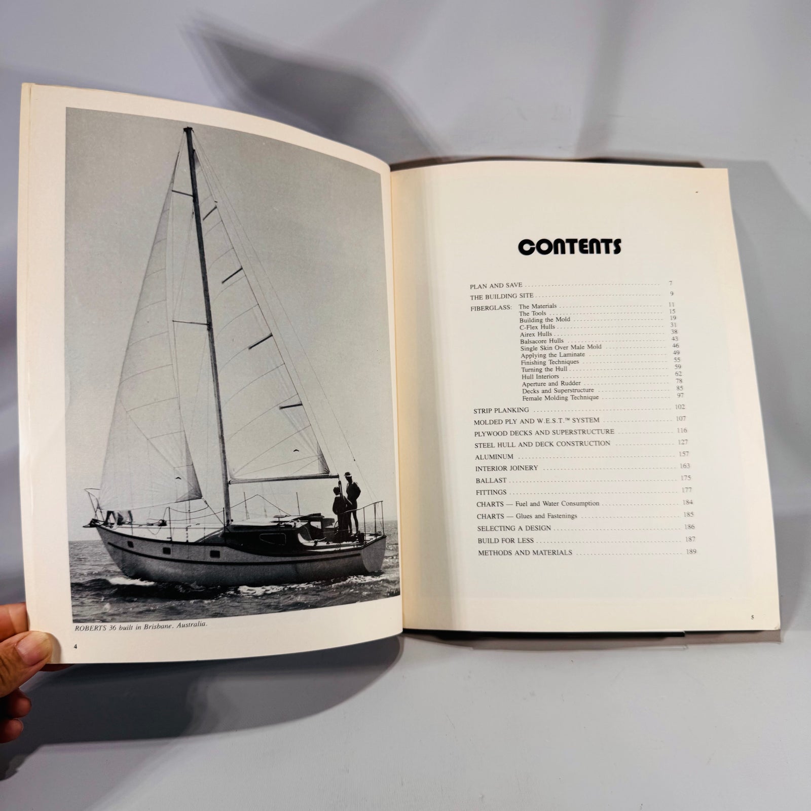 Illustrated Custom Boatbuilding by R. Bruce Roberts-Goodson (1972) – Vintage Paperback Guide to Steel, Fiberglass & Wood Boat Construction