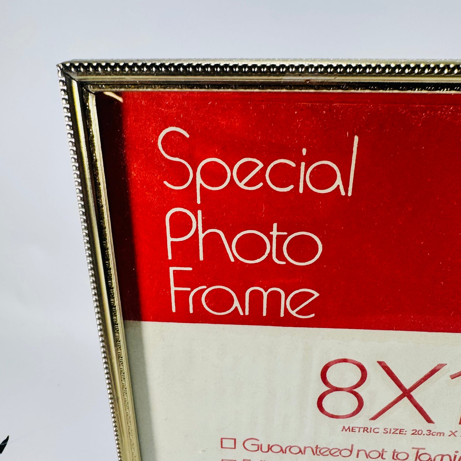 AFP Chicago 8x10 Gold Tone Metal Photo Frame Beaded Edge