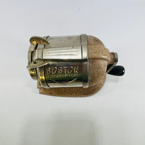 Boston Champion Desktop Pencil Sharpener Hand Crank 1930s to 1950s