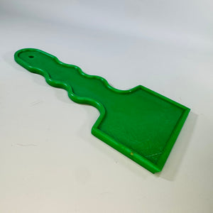 Vintage Auburn Bean & Grain Ice Scraper Advertising Plastic Car Window Scraper Green Farm Promo