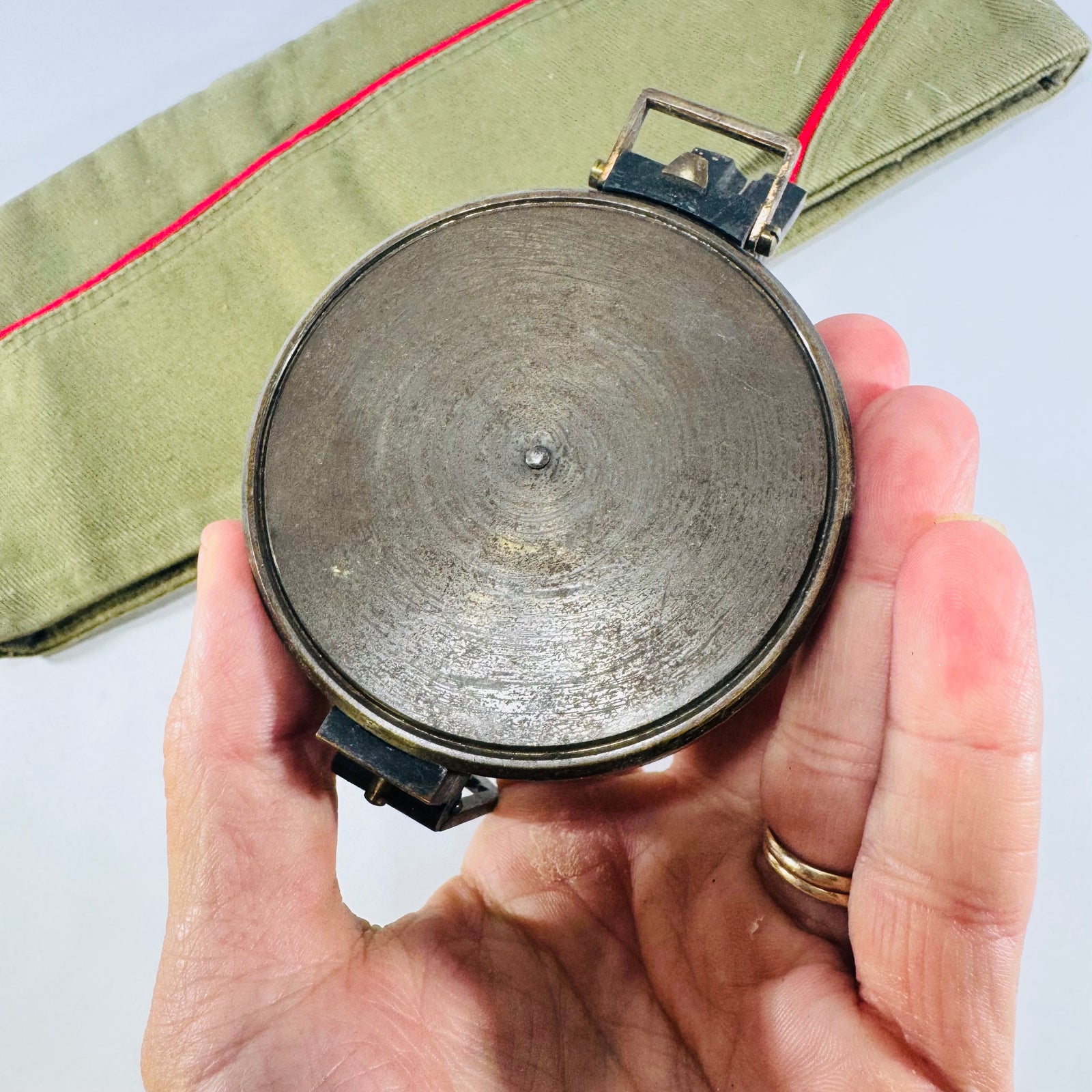 Boy Scouts of America Garrison Cap & A.S. Aloe Compass Lot