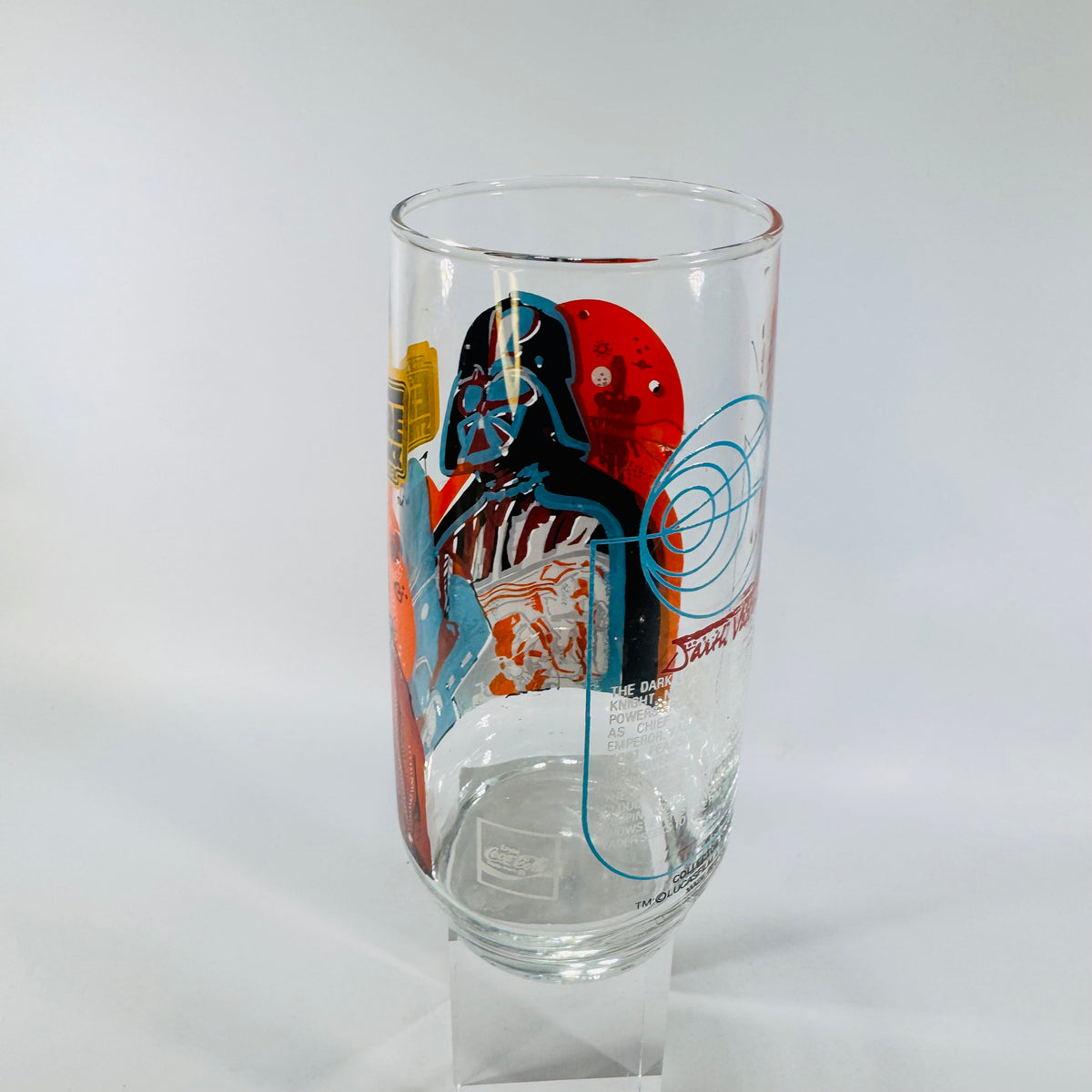 1980 Star Wars Empire Strikes Back Darth Vader Boba Fett Glass