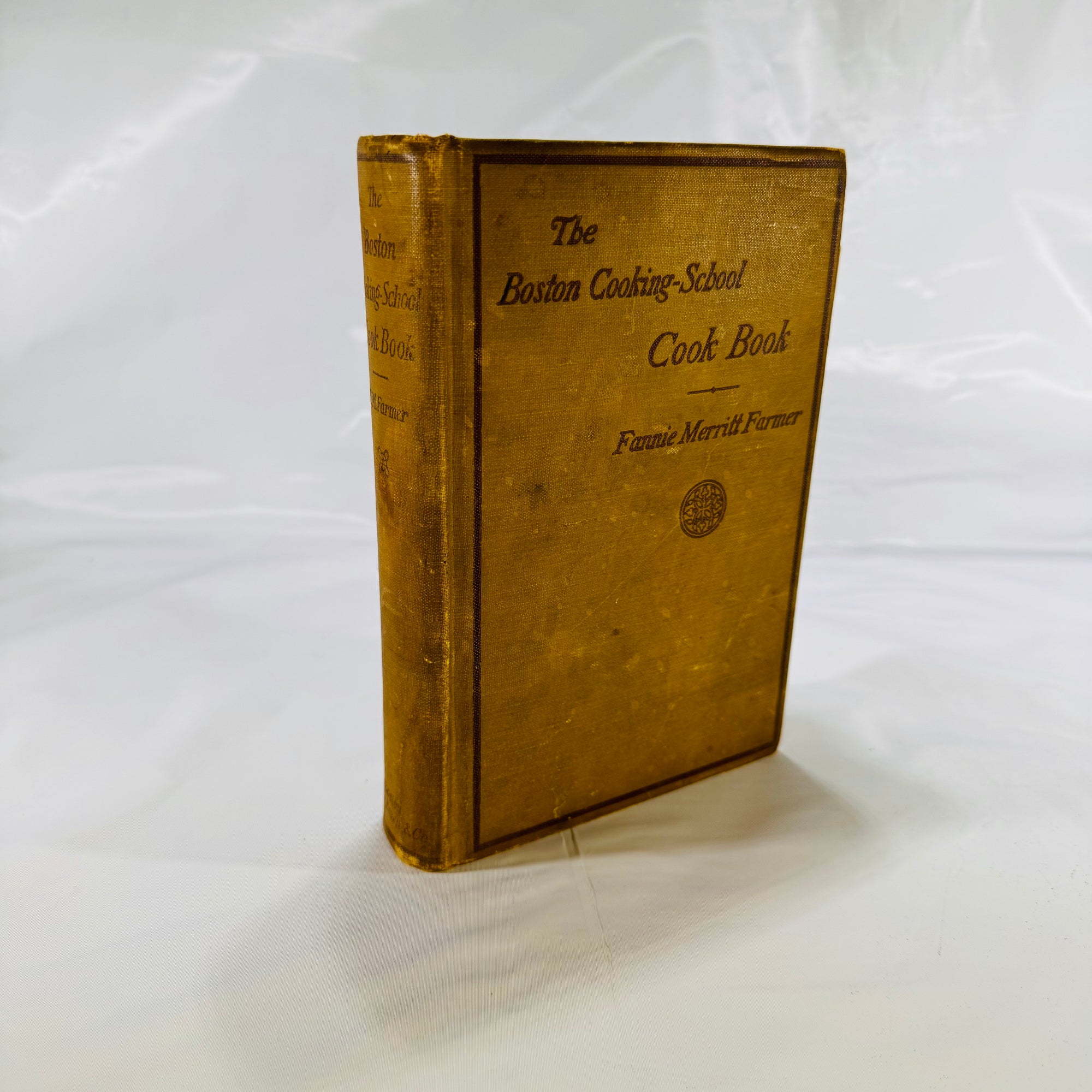 The Boston Cooking School Cookbook by Fannie Merritt Farmer 1918 Little Brown and Company Hardcover