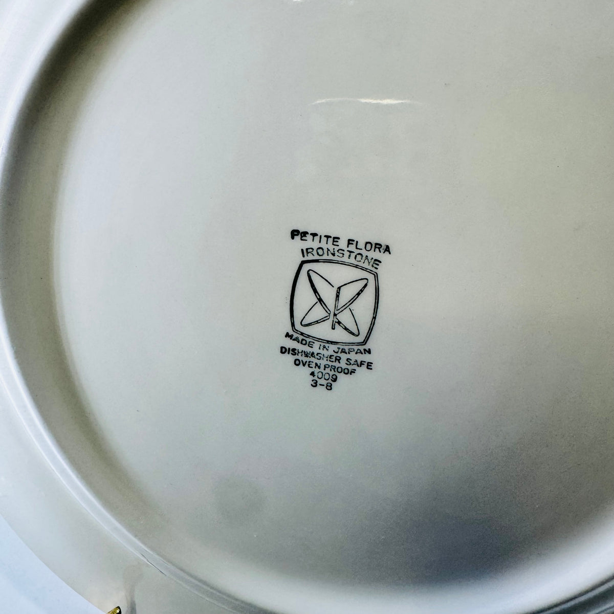 Sears Petit Flora 4009 Chop Plate Round Serving Platter 1970s