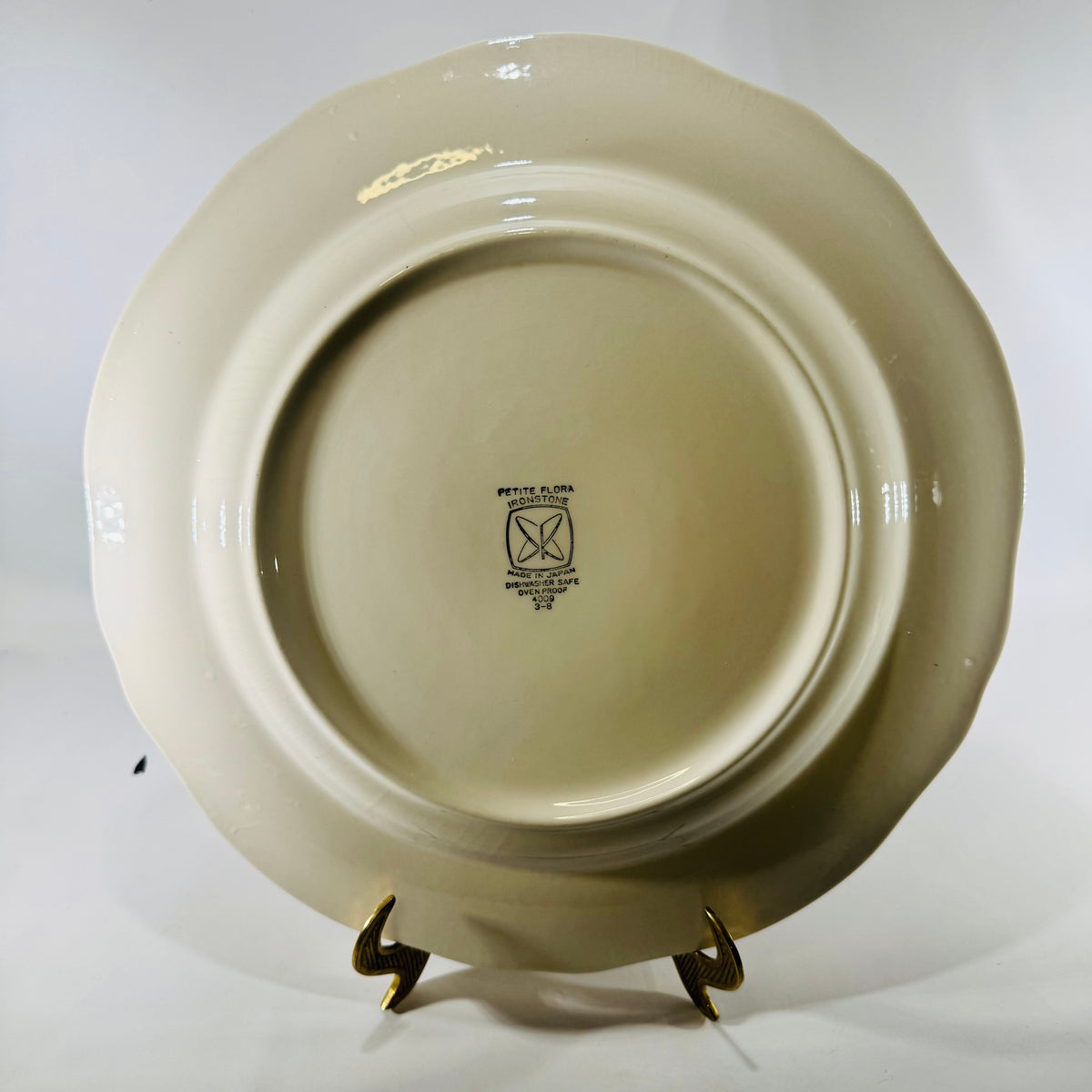 Sears Petit Flora 4009 Chop Plate Round Serving Platter 1970s