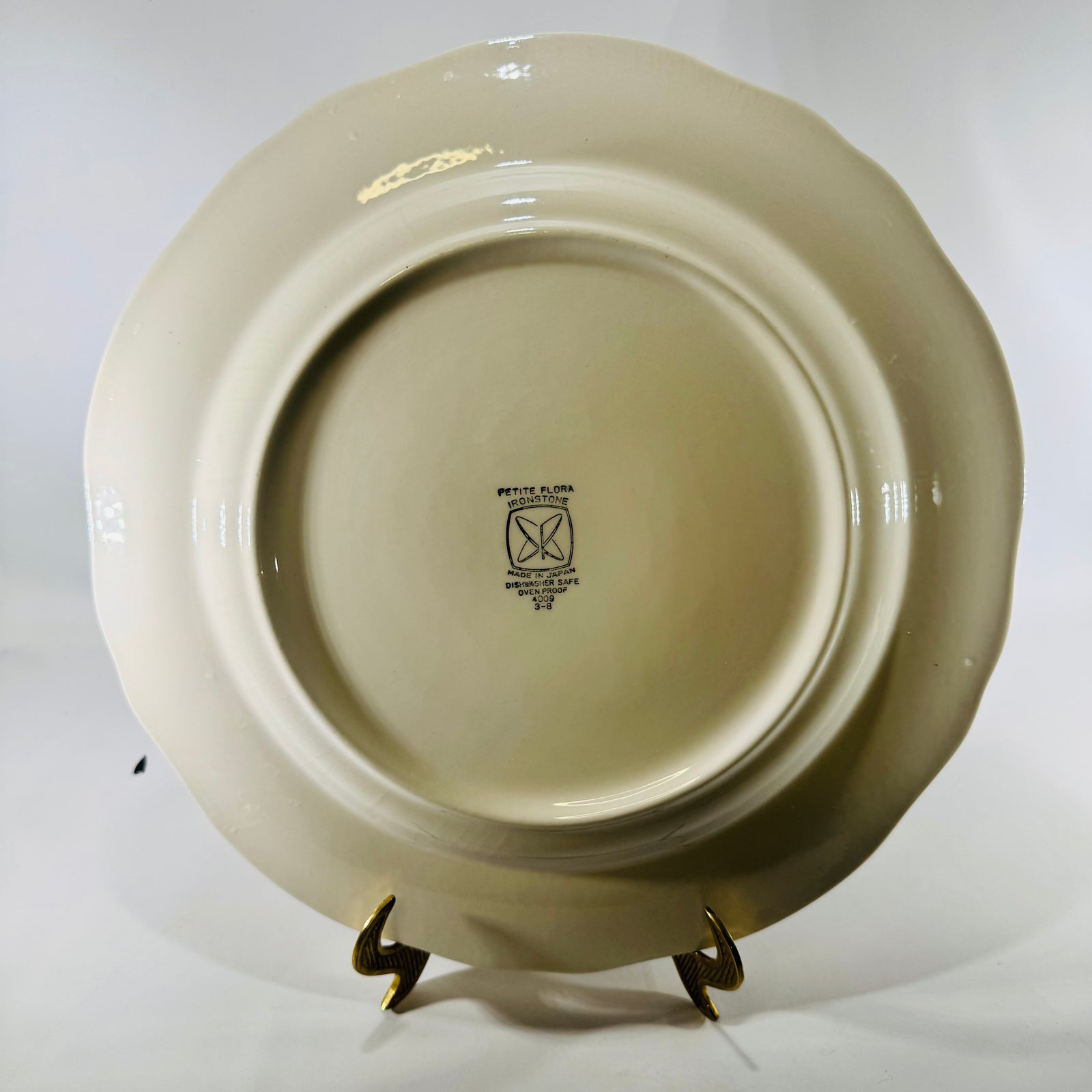 Sears Petit Flora 4009 Chop Plate Round Serving Platter 1970s
