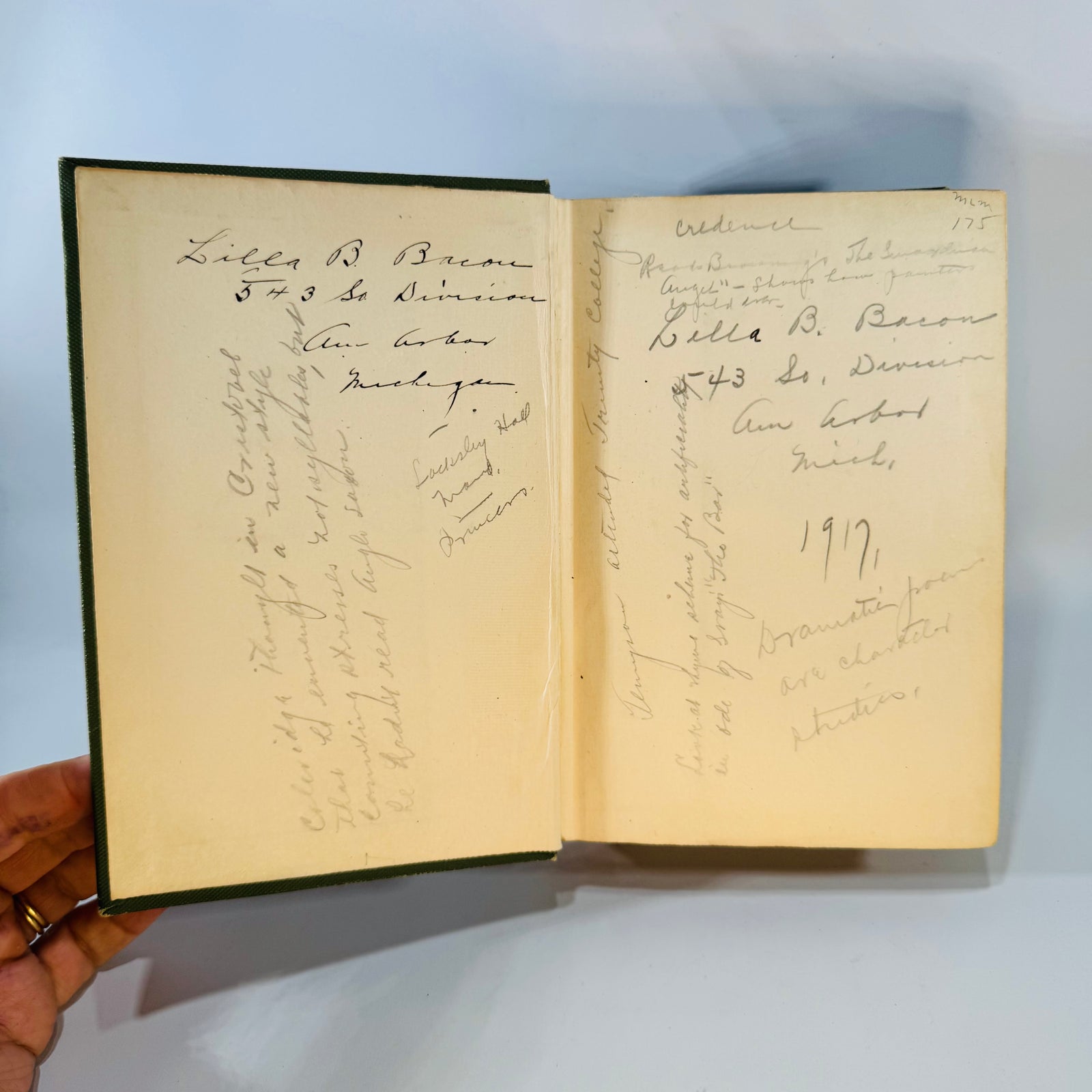 Vintage Poetry Classic — The Works of Tennyson with Memoir and Notes (1916) — Alfred, Lord Tennyson | Macmillan Green Cloth, Victorian Poetry