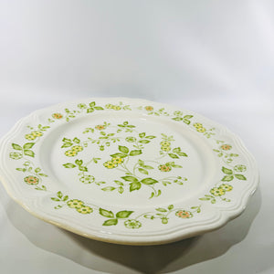 Sears Petit Flora 4009 Chop Plate Round Serving Platter 1970s