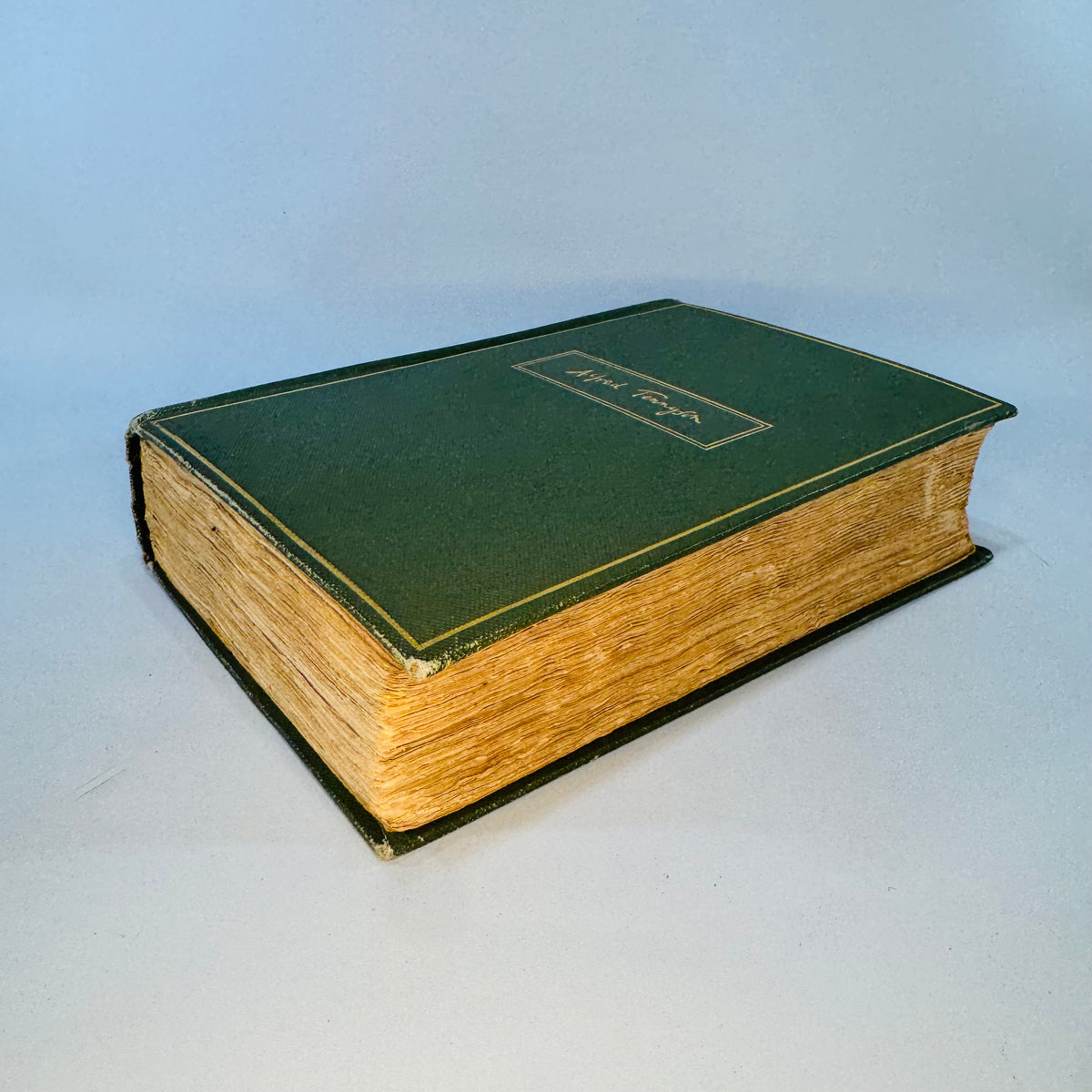 Vintage Poetry Classic — The Works of Tennyson with Memoir and Notes (1916) — Alfred, Lord Tennyson | Macmillan Green Cloth, Victorian Poetry
