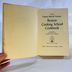 The Boston Cooking-School Cookbook by Fannie Merritt Farmer 1964 Little Brown and Company