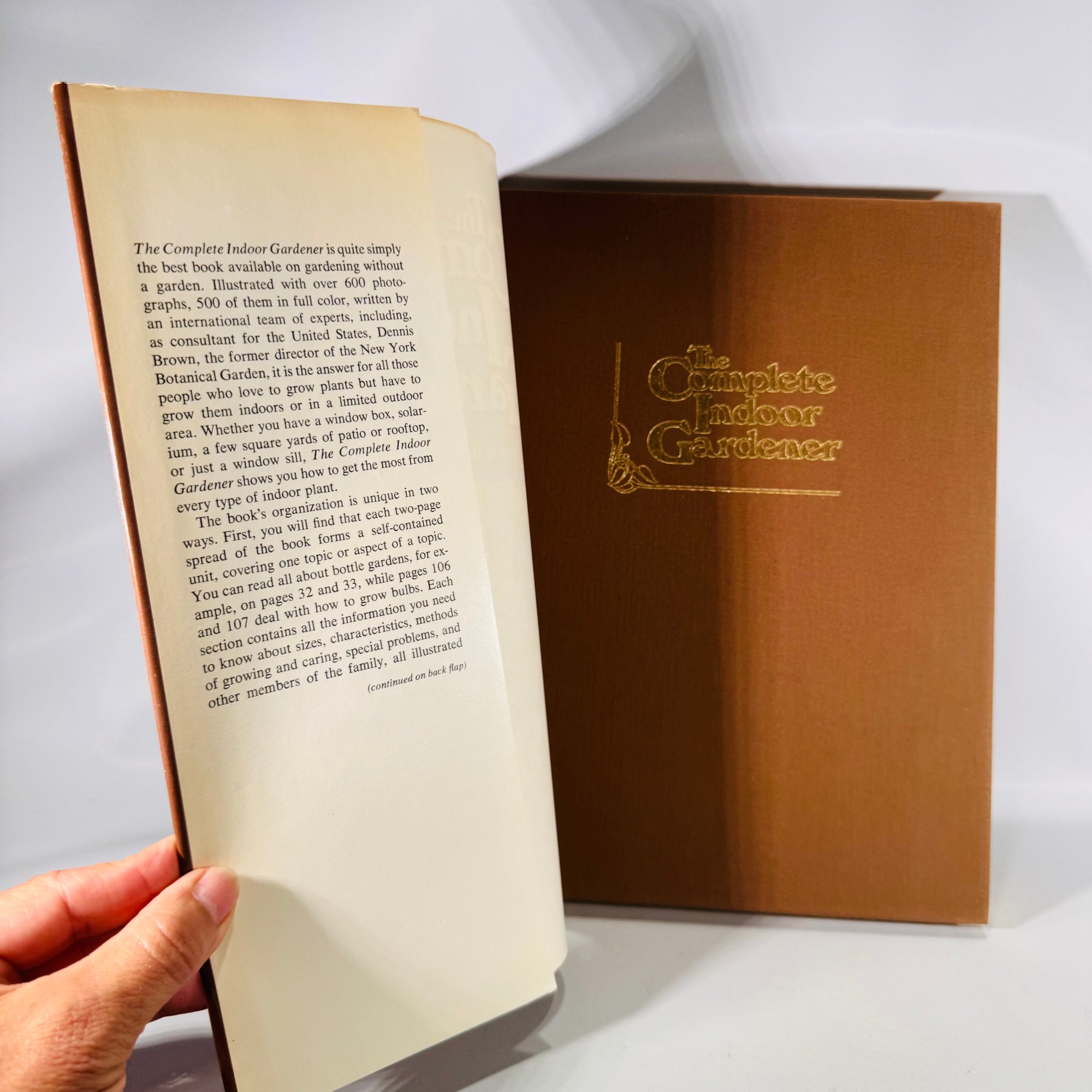 The Complete Indoor Gardener by Diana Yakeley | 1980 Vintage Houseplant Book | Indoor Plant Decor Guide | Gardening Gift