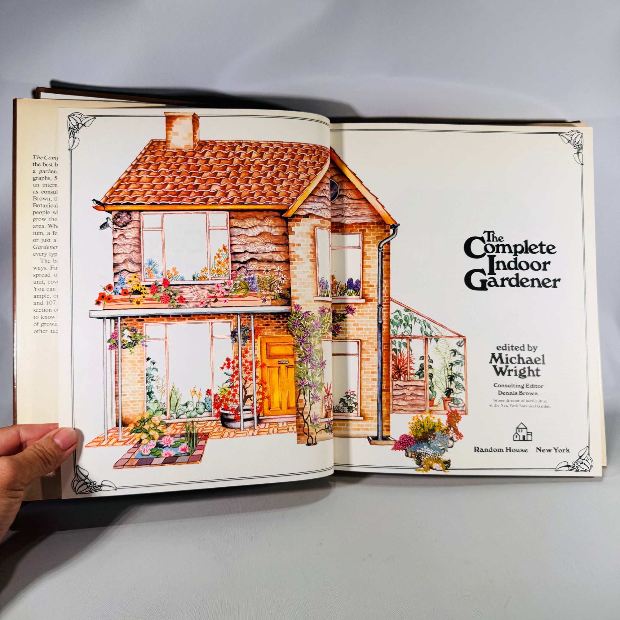 The Complete Indoor Gardener by Diana Yakeley | 1980 Vintage Houseplant Book | Indoor Plant Decor Guide | Gardening Gift