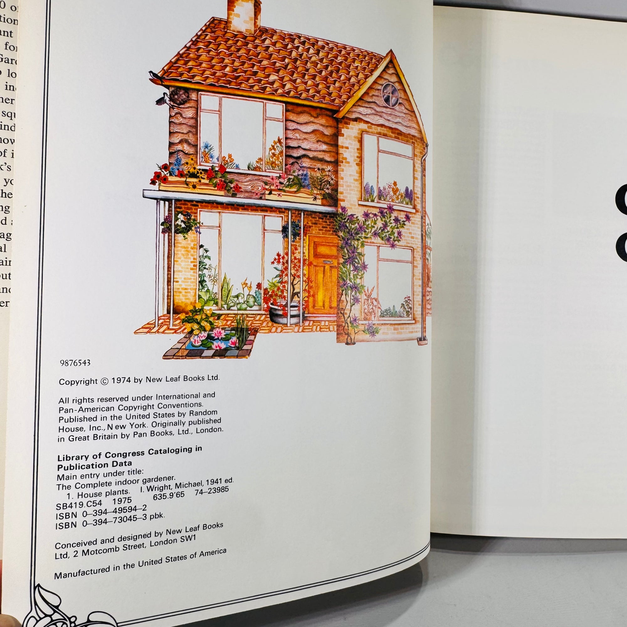 The Complete Indoor Gardener by Diana Yakeley | 1980 Vintage Houseplant Book | Indoor Plant Decor Guide | Gardening Gift