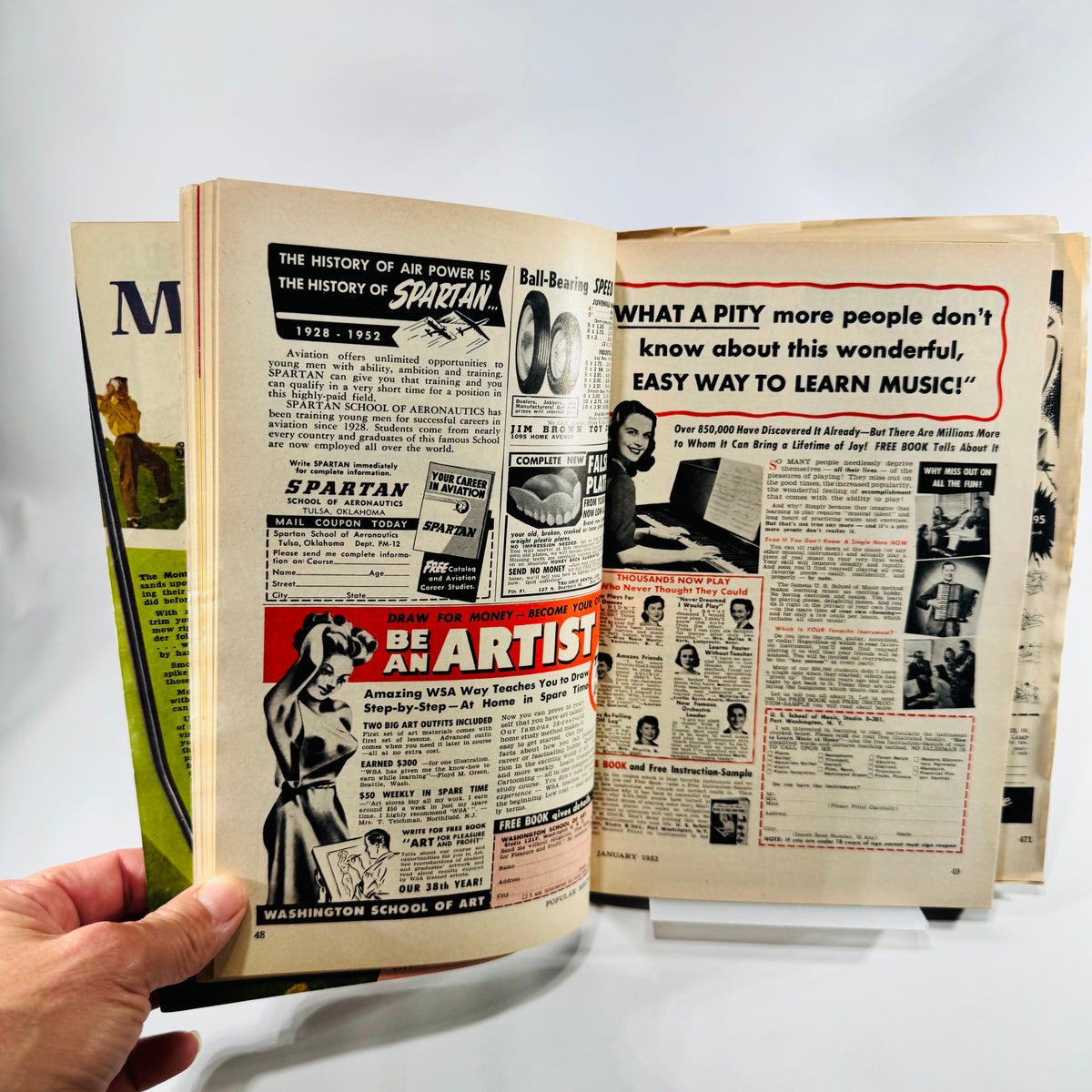 Popular Mechanics January 1952 Golden Anniversary Issue