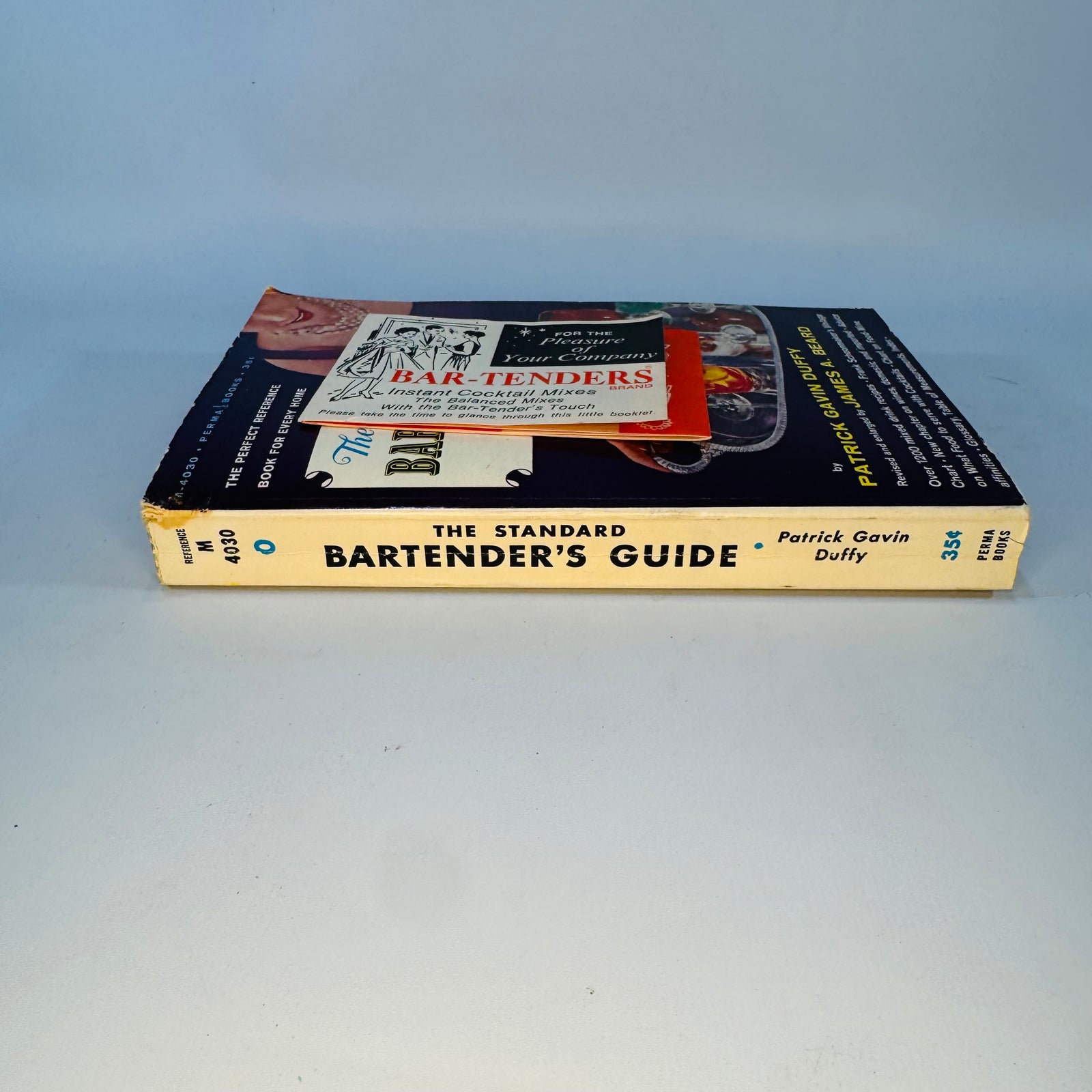 Vintage Cocktail Recipe Guide — The Standard Bartender’s Guide with Bar-Tenders Instant Cocktail Mixes Pamphlet — Patrick Gavin Duffy and James A. Beard | Home Bar Reference, Cocktail Culture