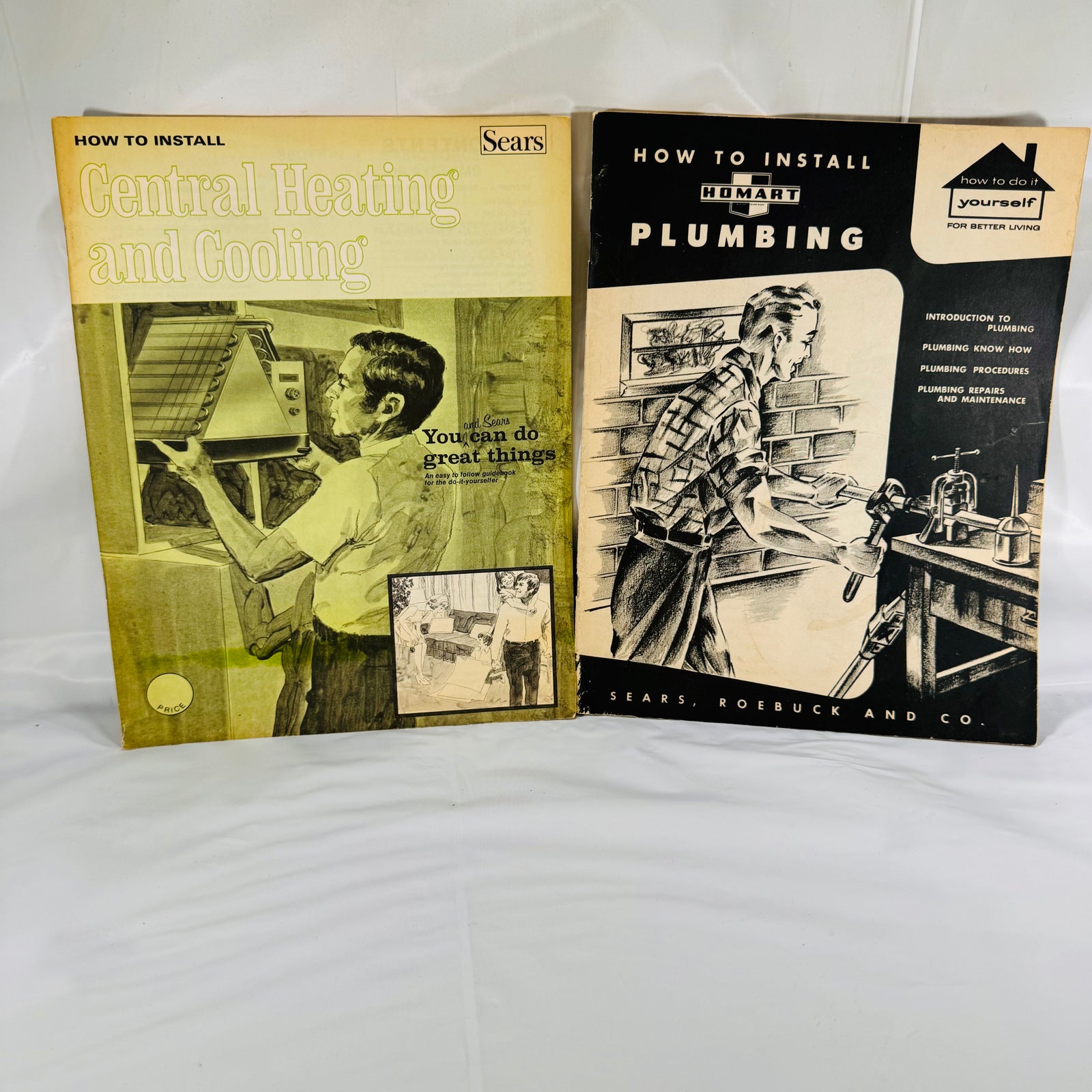 Sears How to Install Pamphlets: Central Heating, Cooling & Plumbing (1950s)