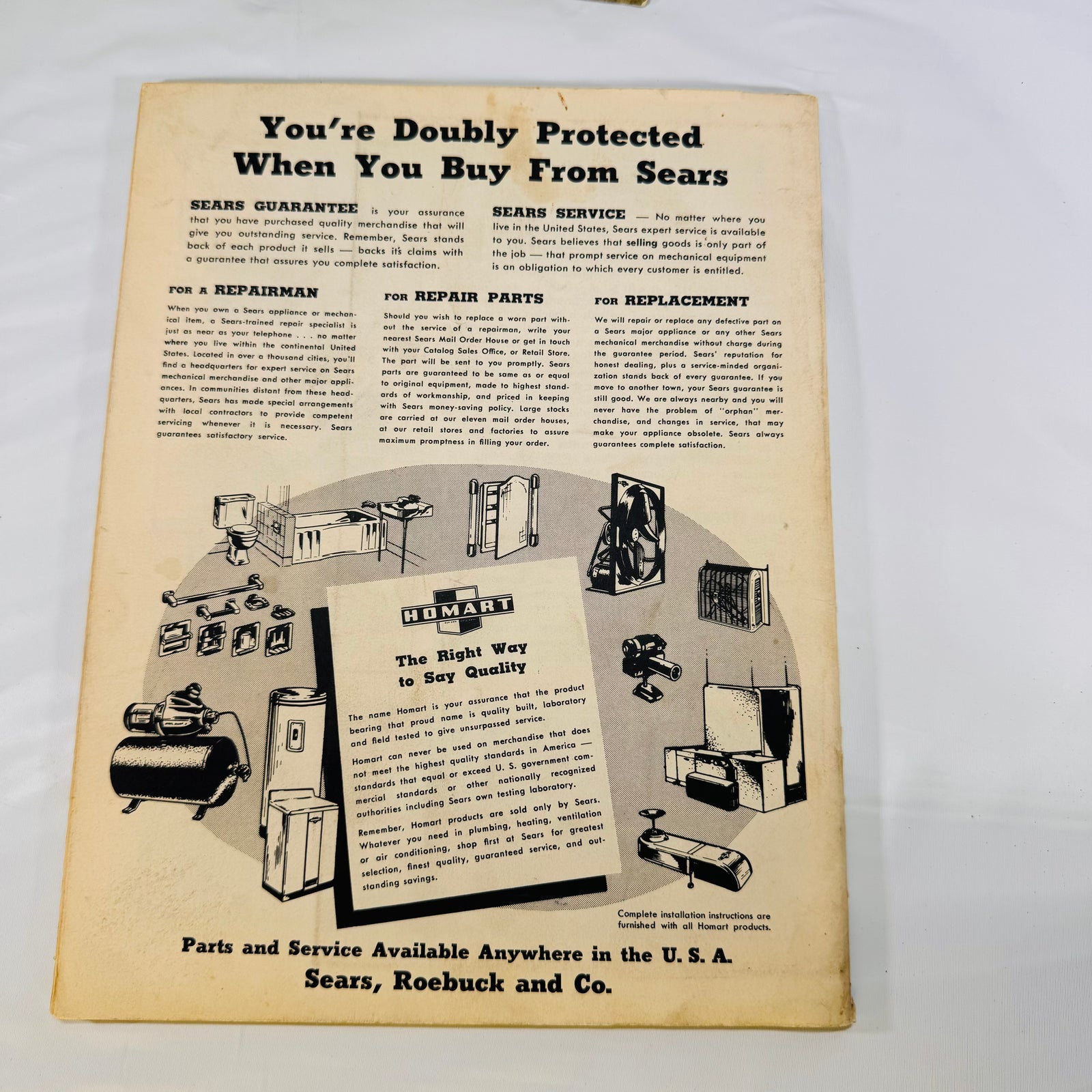 Sears How to Install Pamphlets: Central Heating, Cooling & Plumbing (1950s)