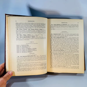 Michigan Government Reference Book — Michigan Township Officers’ Guide 1926 — State Printers Lansing | Township Law Manual, Legal History Americana