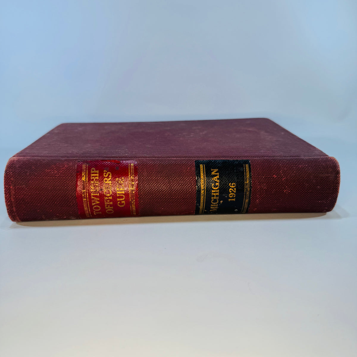 Michigan Government Reference Book — Michigan Township Officers’ Guide 1926 — State Printers Lansing | Township Law Manual, Legal History Americana