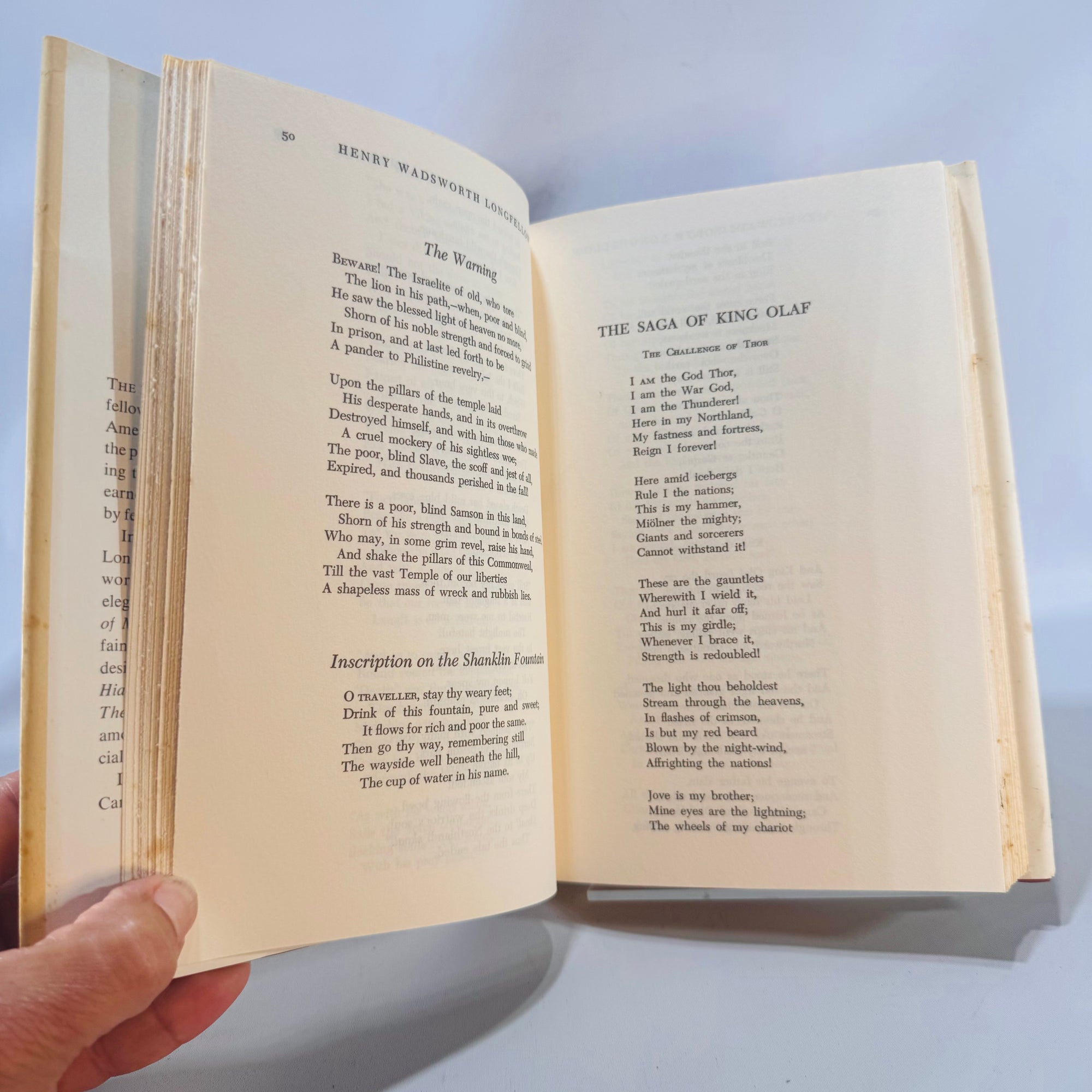 The Complete Poetical Works of Henry Wadsworth Longfellow – 1967 Hardcover with Dust Jacket