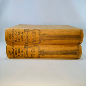 British History Reference Set — The Historians’ History of the World Vol. XVIII and XIX 1907 — Henry Smith Williams | England to 1485 and England 1485-1642,  British History