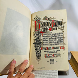 British History Reference Set — The Historians’ History of the World Vol. XVIII and XIX 1907 — Henry Smith Williams | England to 1485 and England 1485-1642,  British History