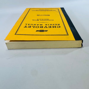 1932 Chevrolet Confederate Repair Manual Series B and N Reprint