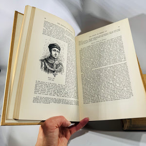 British History Reference Set — The Historians’ History of the World Vol. XVIII and XIX 1907 — Henry Smith Williams | England to 1485 and England 1485-1642,  British History