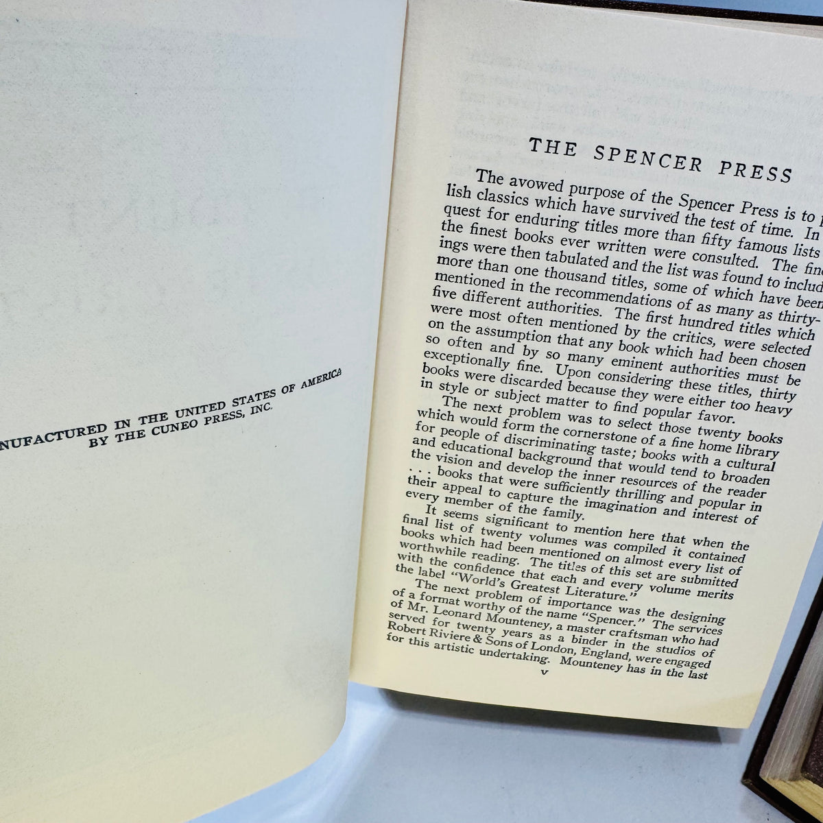The Count of Monte Cristo & Best Loved Poems 1936 Spencer Press Lot
