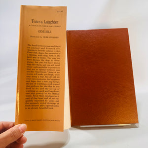 Tears & Laughter by Gene Hill | A Couple of Dozen Dog Stories | Vintage Hardcover with Dust Jacket | Free Shipping