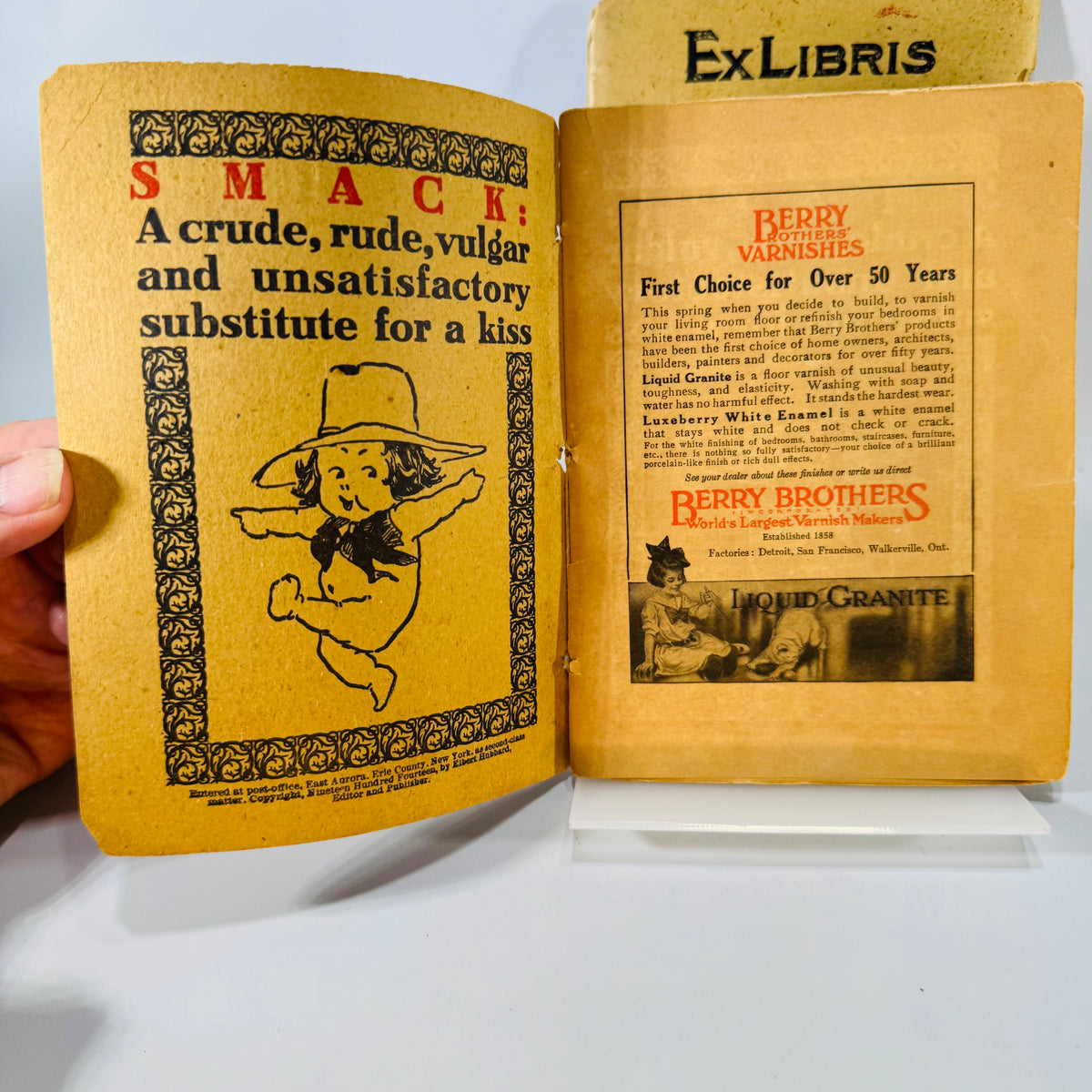 Arts and Crafts Literary Satire Ephemera — The Philistine: A Periodical of Protest 2-Issue Lot 1913 & 1914 — Elbert Hubbard | Roycroft Booklets, American Arts and Crafts Movement