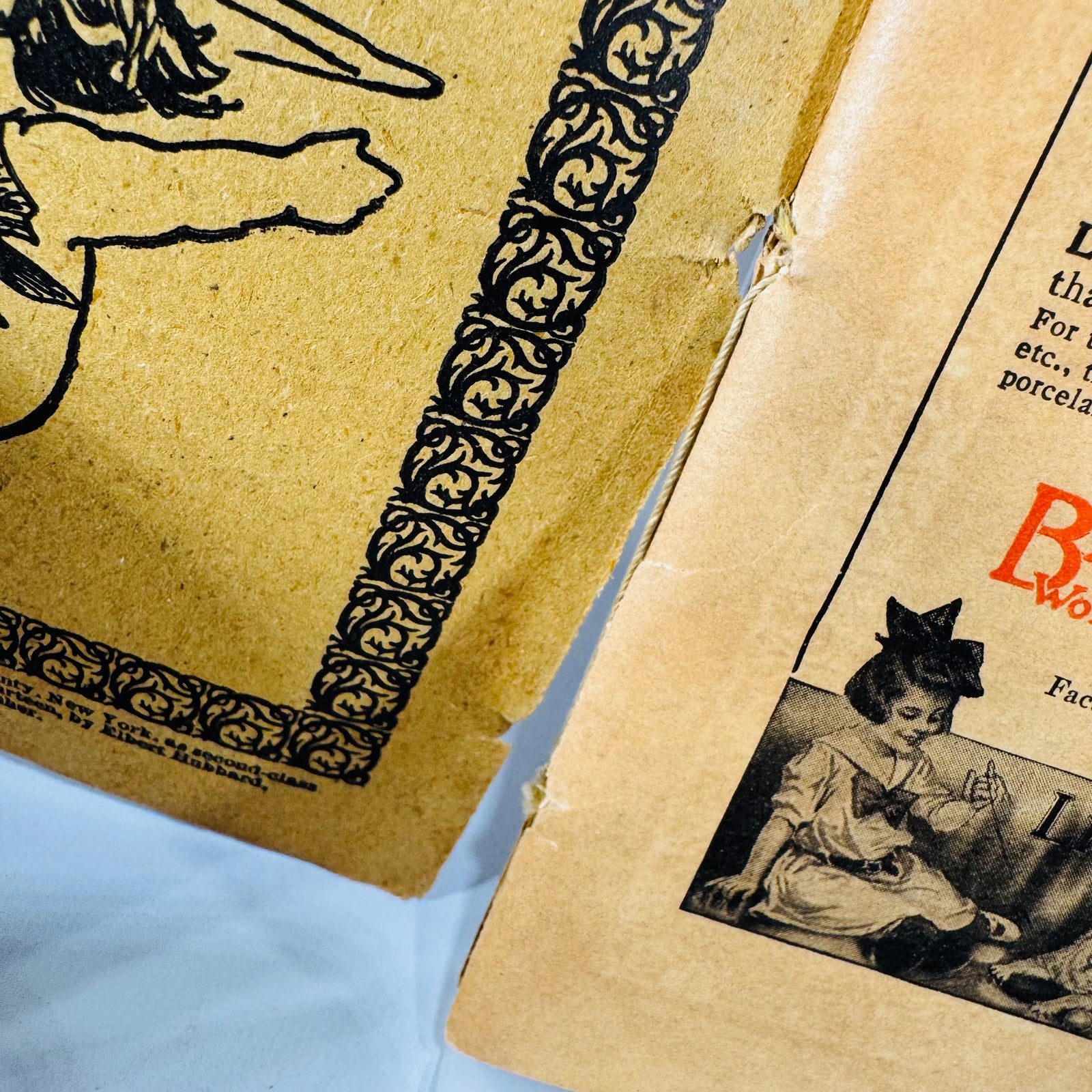 Arts and Crafts Literary Satire Ephemera — The Philistine: A Periodical of Protest 2-Issue Lot 1913 & 1914 — Elbert Hubbard | Roycroft Booklets, American Arts and Crafts Movement