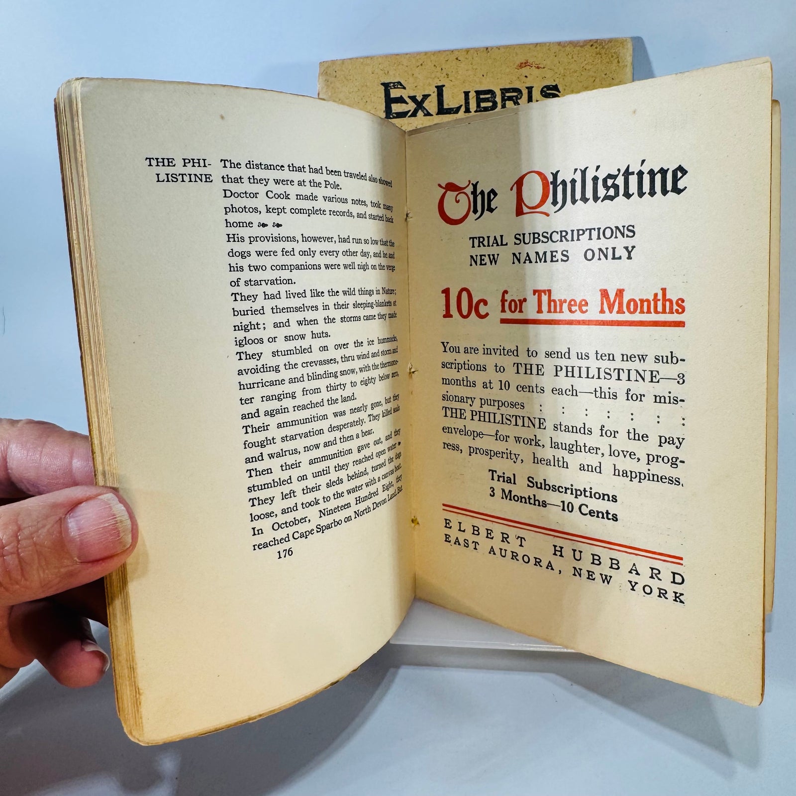 Arts and Crafts Literary Satire Ephemera — The Philistine: A Periodical of Protest 2-Issue Lot 1913 & 1914 — Elbert Hubbard | Roycroft Booklets, American Arts and Crafts Movement